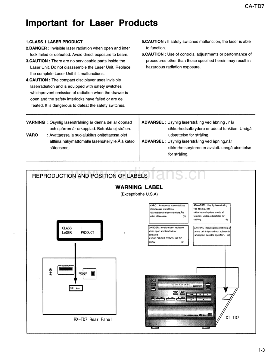 JVC-CATD7-cs-sm 维修电路原理图.pdf_第3页