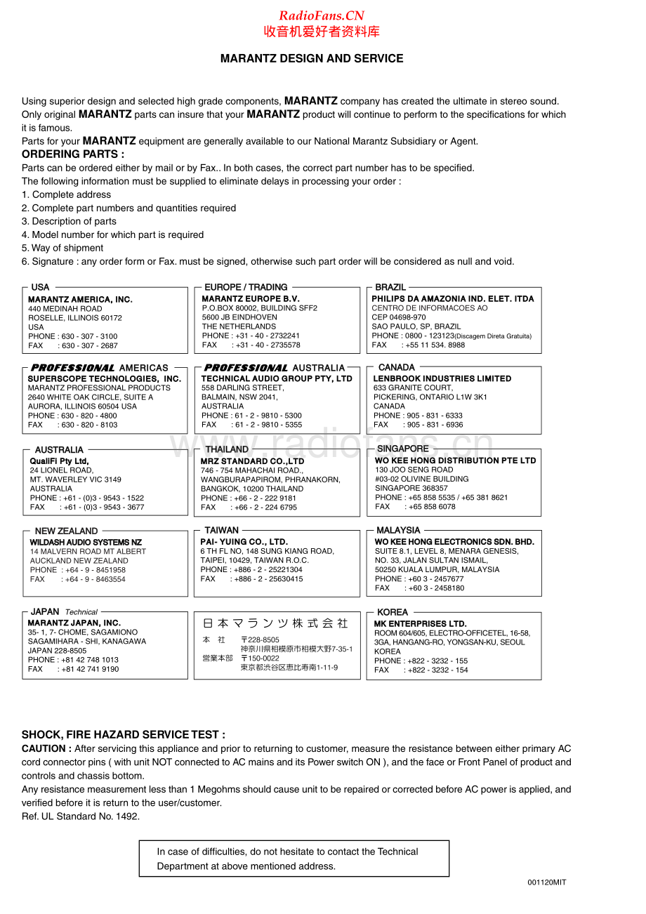 Marantz-DR6050-cd-sm 维修电路原理图.pdf_第2页