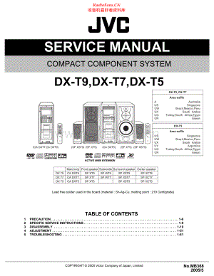JVC-DXT9-cs-sm 维修电路原理图.pdf