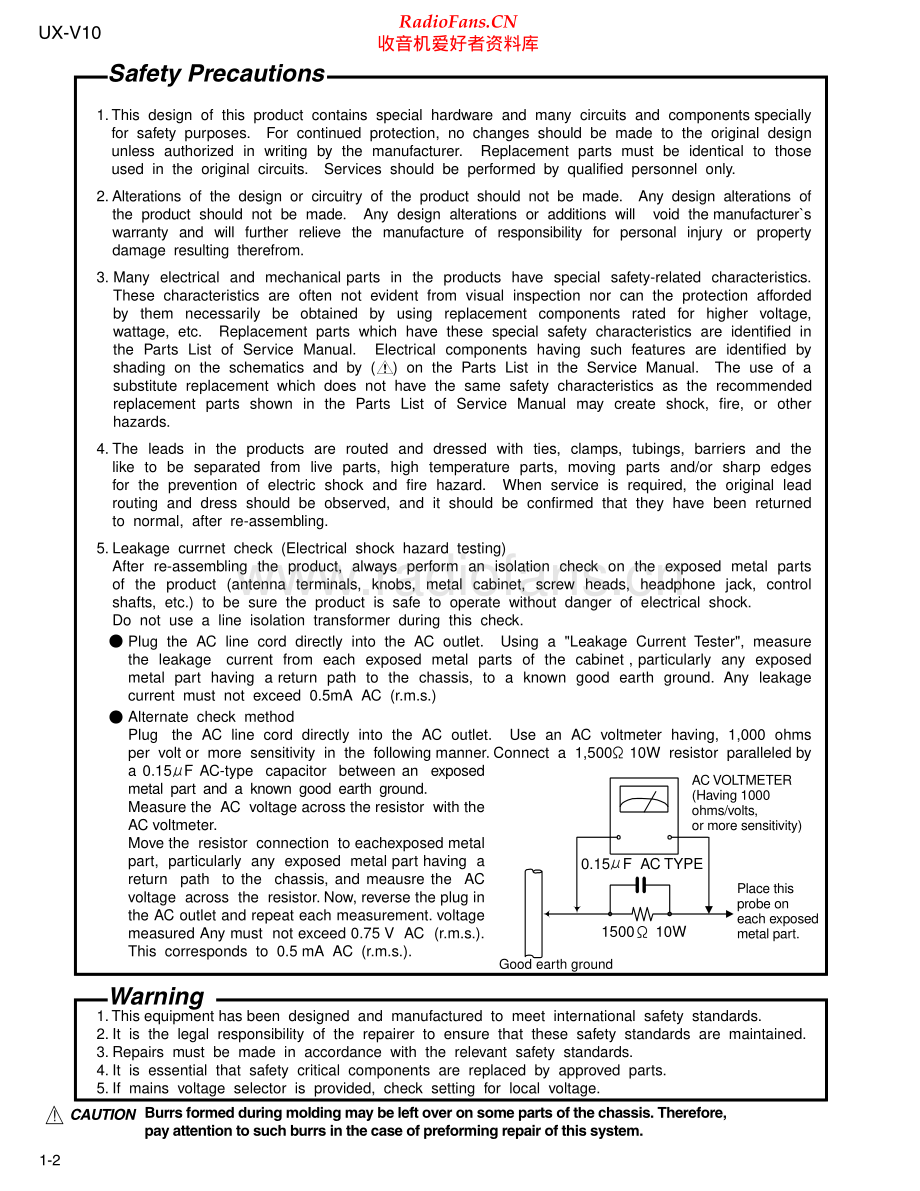 JVC-UXV10-cs-sm 维修电路原理图.pdf_第2页