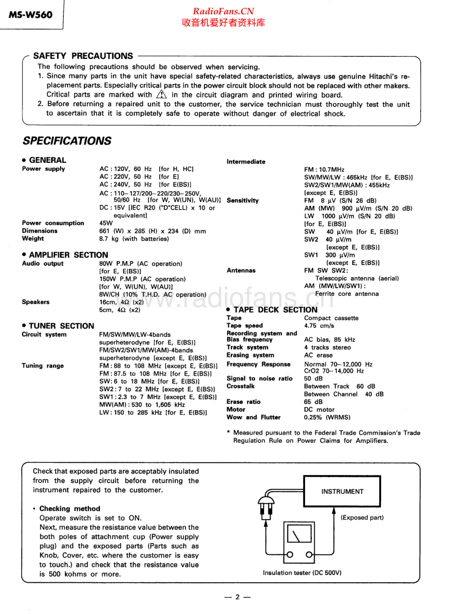 Hitachi-MSW560-mc-sm 维修电路原理图.pdf_第2页