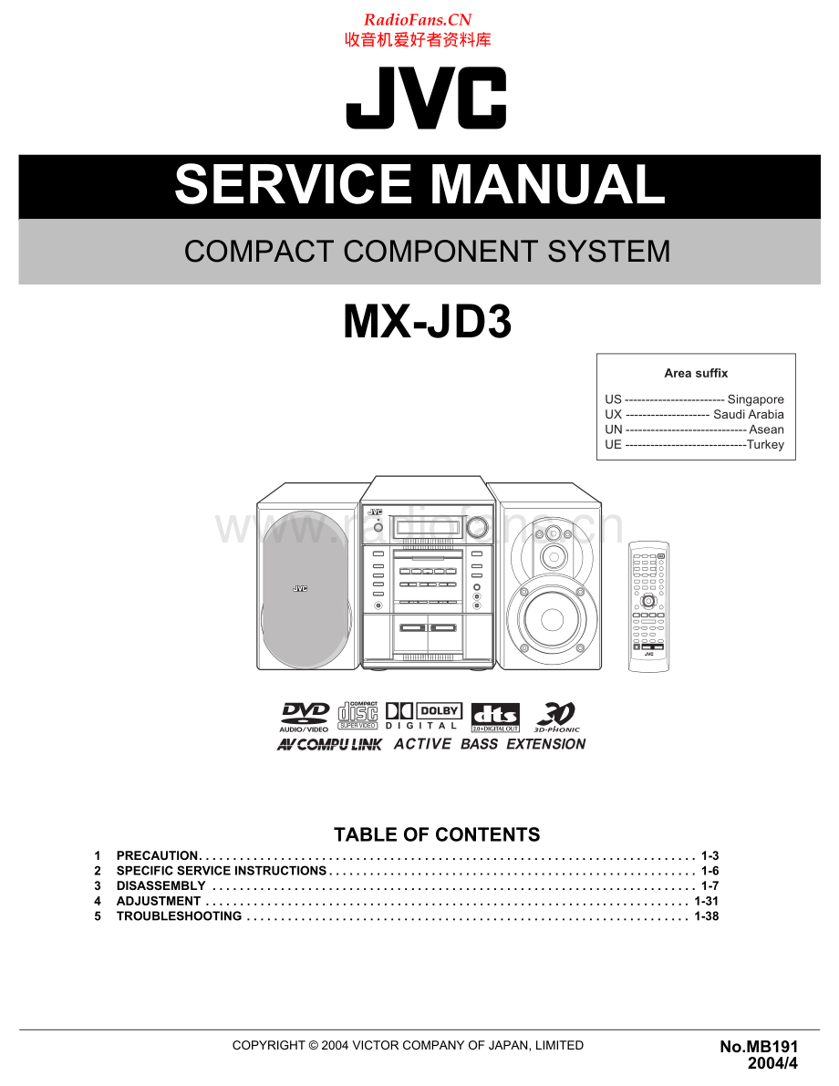 JVC-MXJD3-cs-sm 维修电路原理图.pdf_第1页