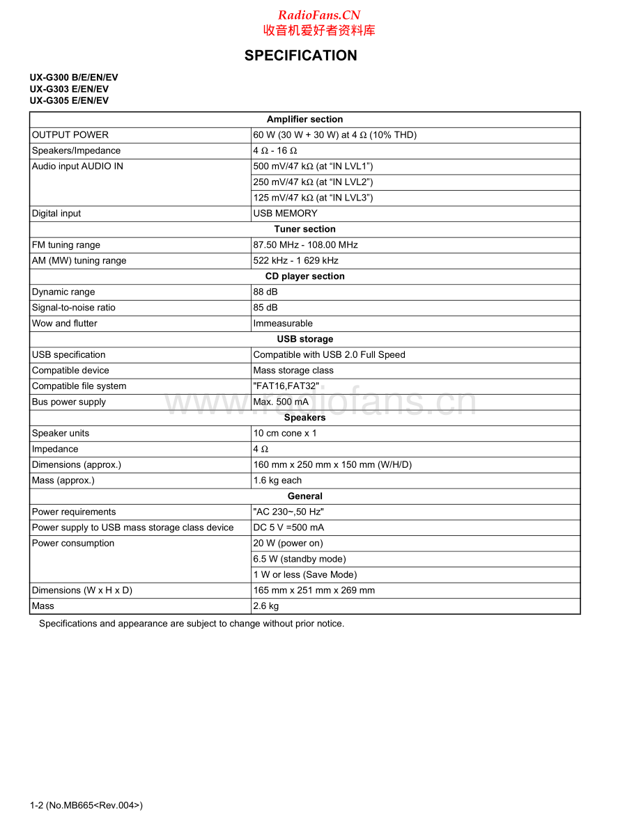 JVC-UXG303-cs-sm 维修电路原理图.pdf_第2页