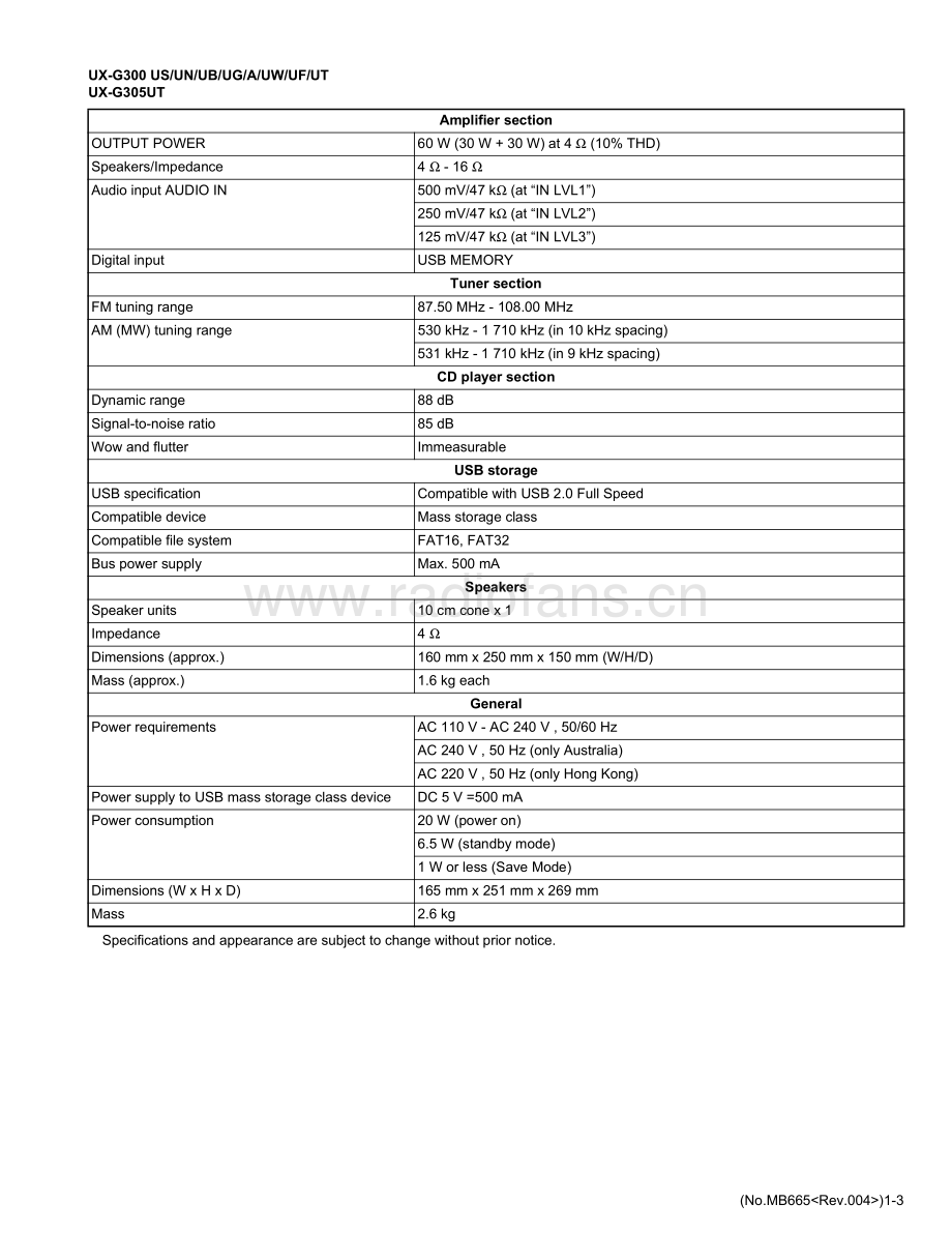 JVC-UXG303-cs-sm 维修电路原理图.pdf_第3页