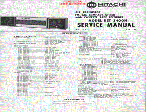 Hitachi-KST3400H-mc-sm 维修电路原理图.pdf
