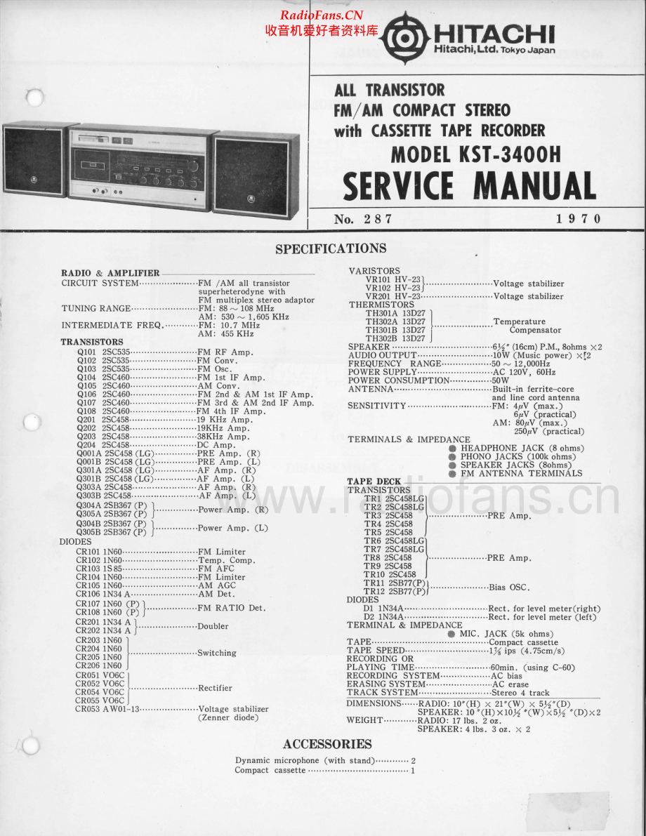 Hitachi-KST3400H-mc-sm 维修电路原理图.pdf_第1页