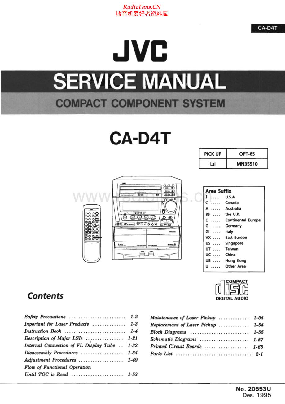 JVC-CAD4T-cs-sm 维修电路原理图.pdf_第1页