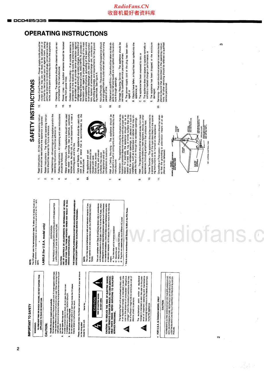 Denon-DCD425-cd-sm维修电路原理图.pdf_第2页