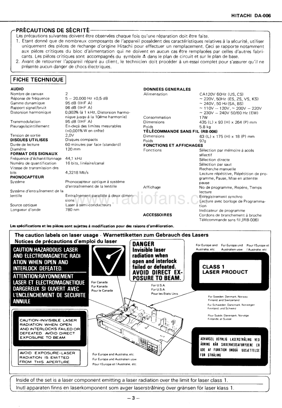 Hitachi-DA006-cd-sm 维修电路原理图.pdf_第3页