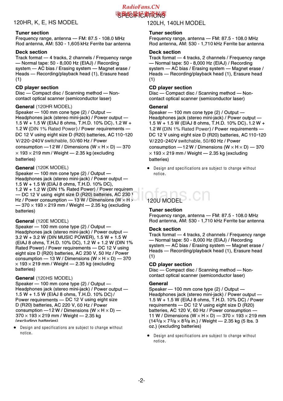 Aiwa-CSDA120-pr-sm维修电路原理图.pdf_第2页