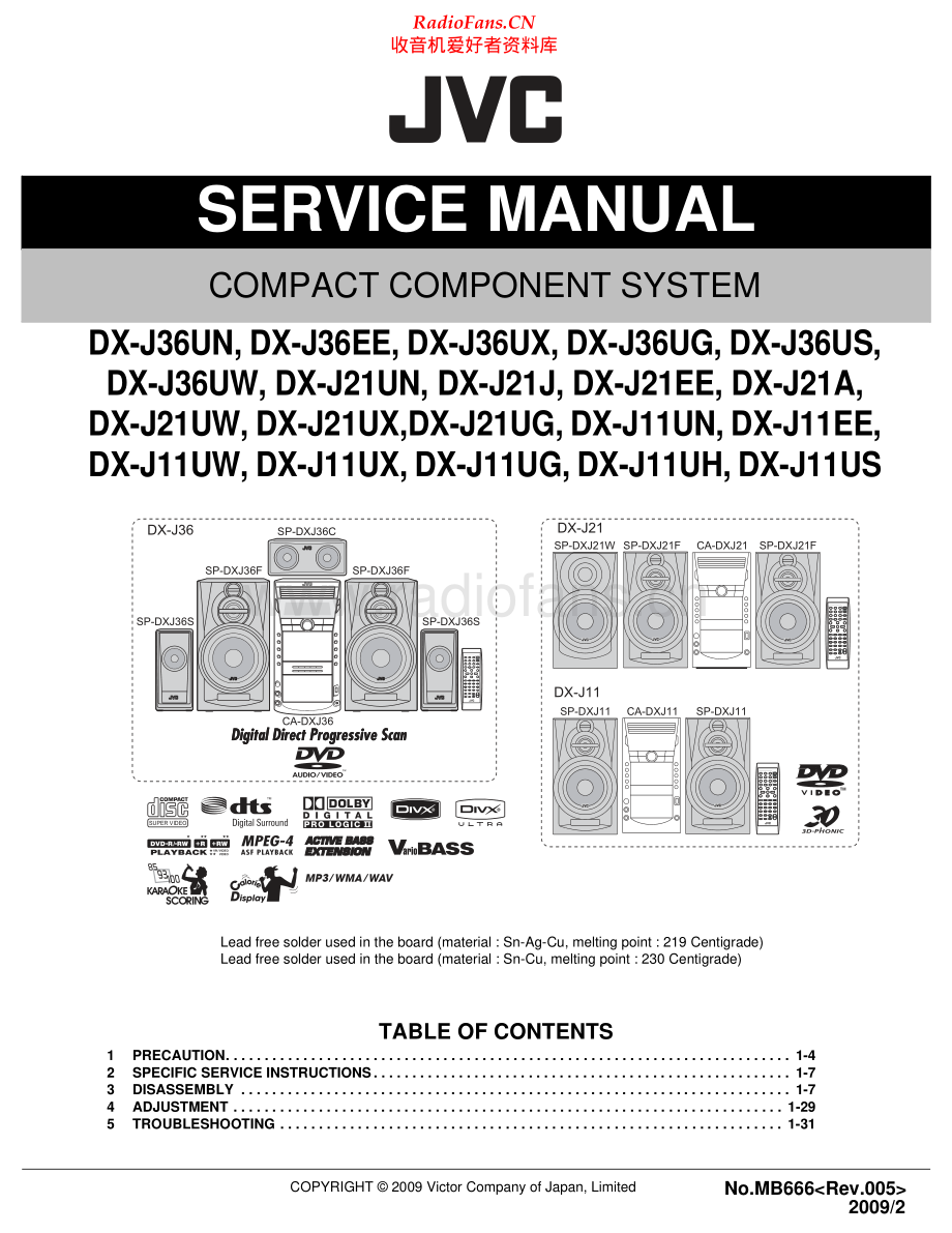JVC-DXJ11-cs-sm 维修电路原理图.pdf_第1页