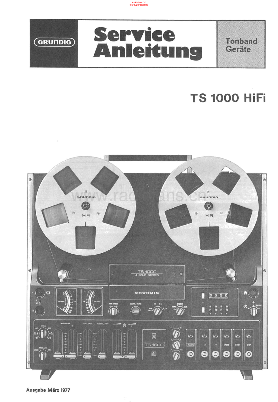 Grundig-TS1000-tape-sm-de维修电路原理图.pdf_第1页