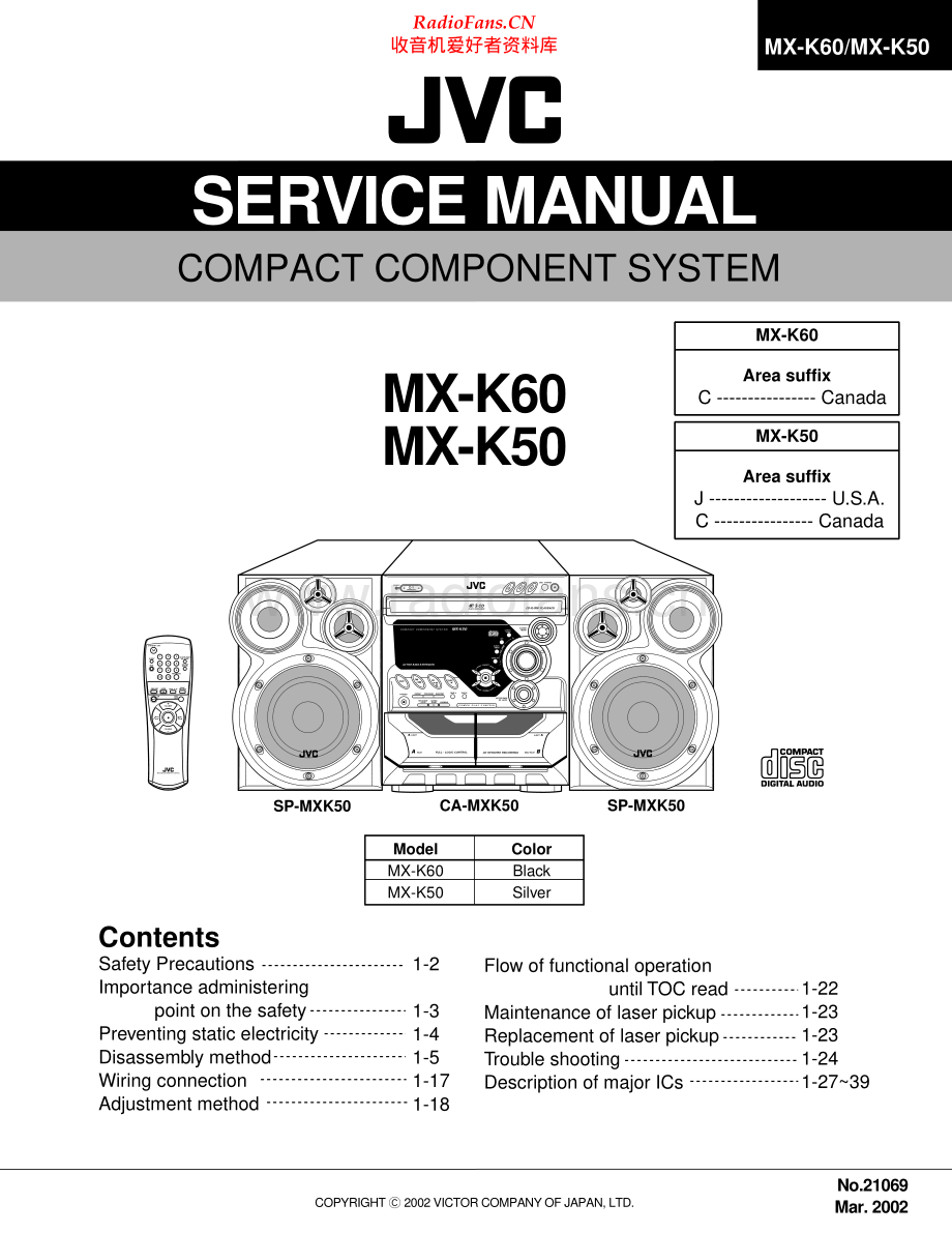 JVC-MXK60-cs-sm 维修电路原理图.pdf_第1页