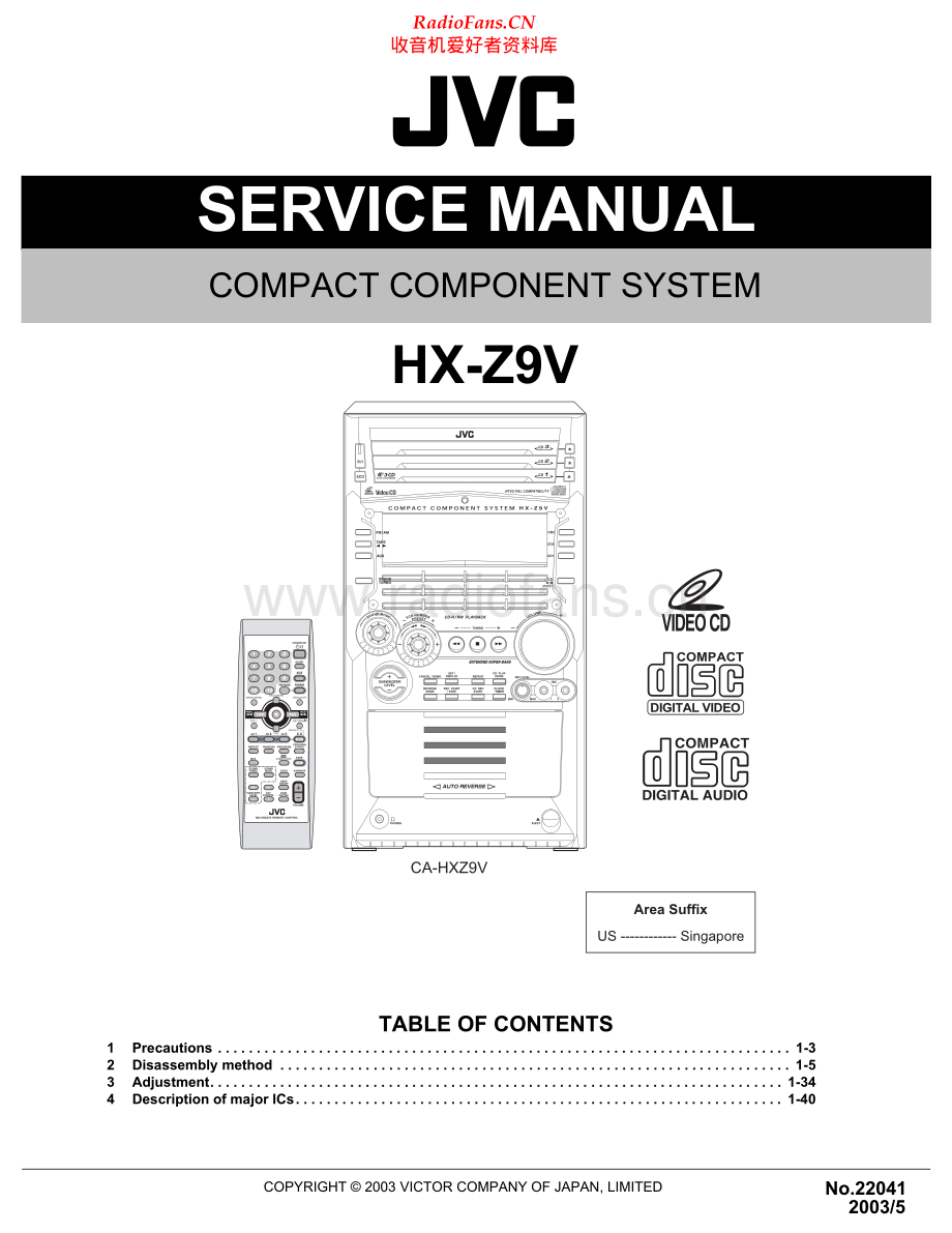 JVC-HXZ9V-cs-sm 维修电路原理图.pdf_第1页