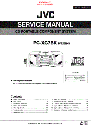 JVC-PCXC7-cs-sm 维修电路原理图.pdf