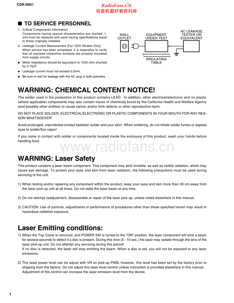 Yamaha-CDRD651-cd-sm 维修电路原理图.pdf_第2页