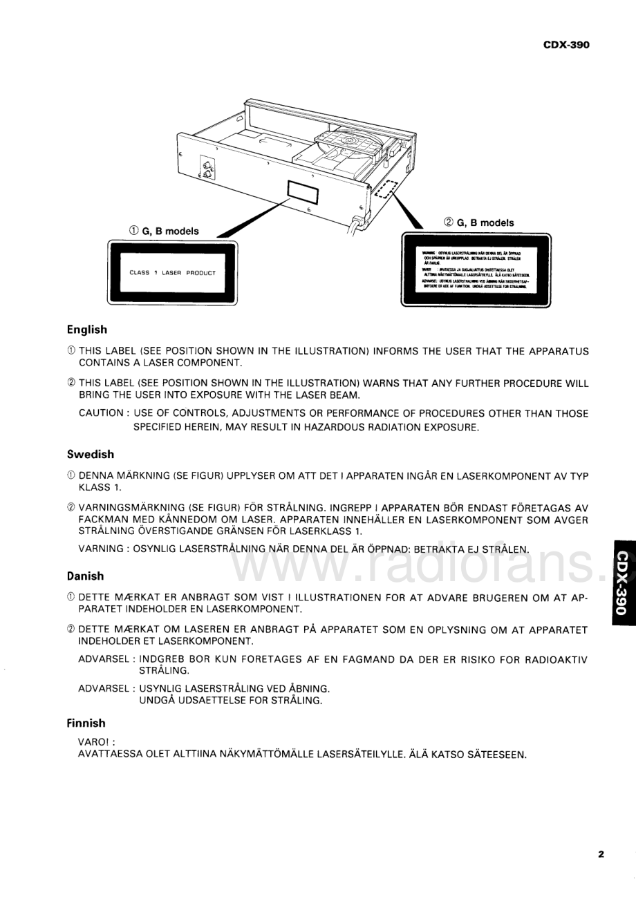 Yamaha-CDX390-cd-sm 维修电路原理图.pdf_第3页