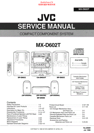 JVC-MXD602T-cs-sm 维修电路原理图.pdf