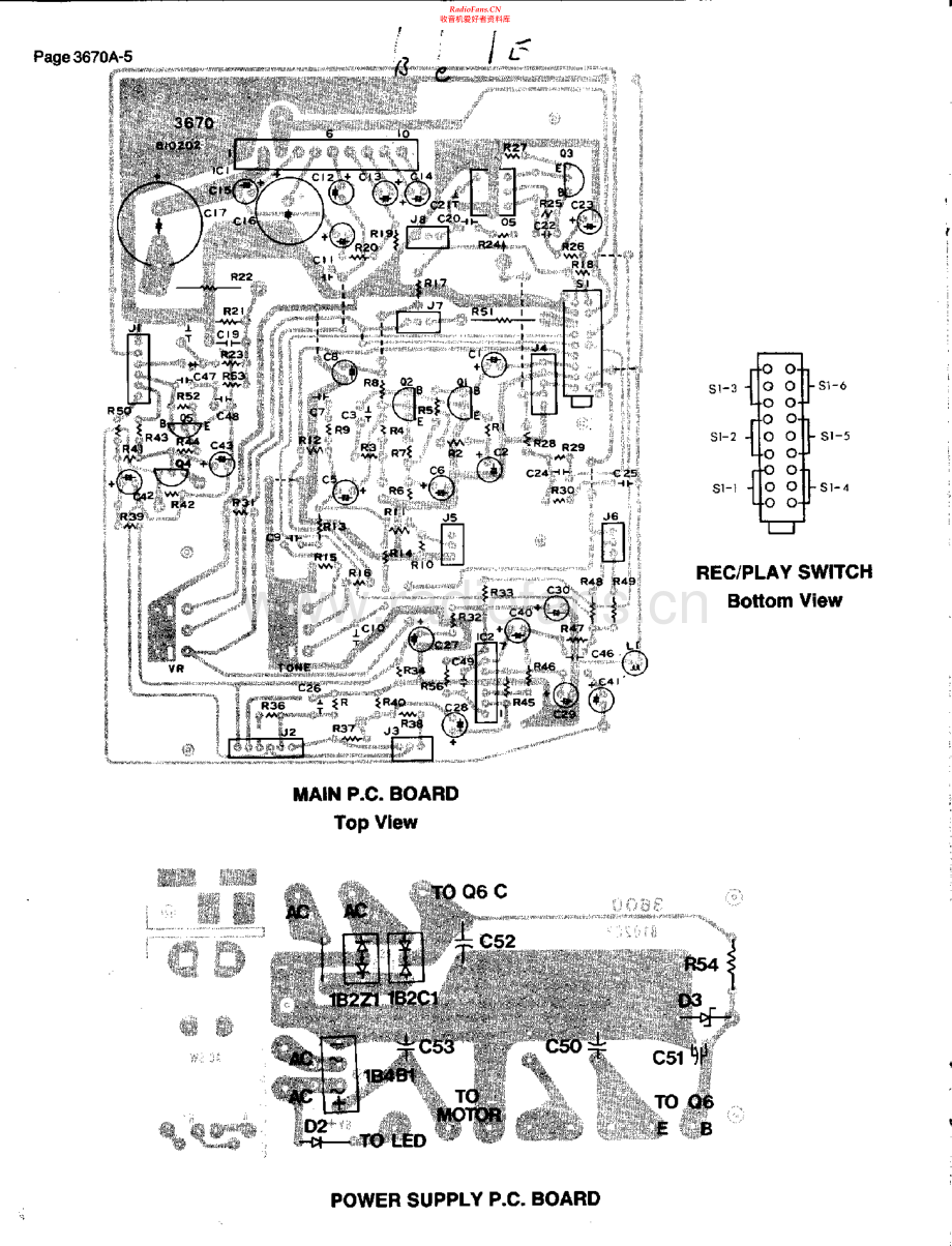 Califone-3670A-tape-sch维修电路原理图.pdf_第1页