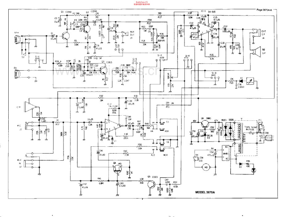 Califone-3670A-tape-sch维修电路原理图.pdf_第2页