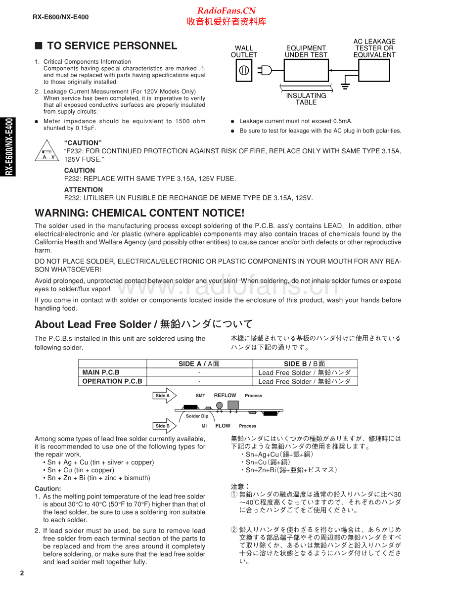 Yamaha-RDXE600-cs-sm 维修电路原理图.pdf_第2页