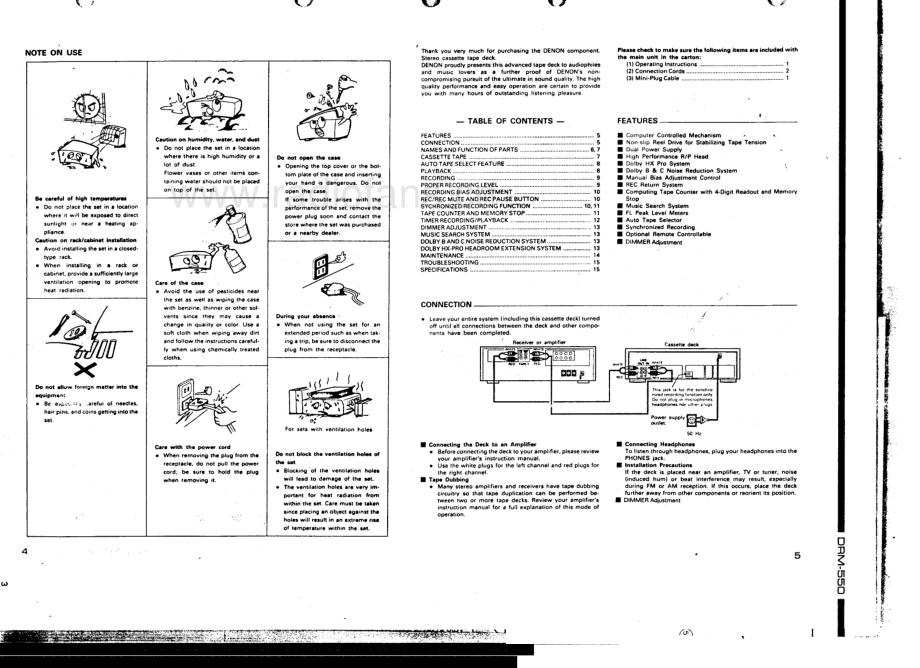 Denon-DRM550-tape-sm维修电路原理图.pdf_第3页