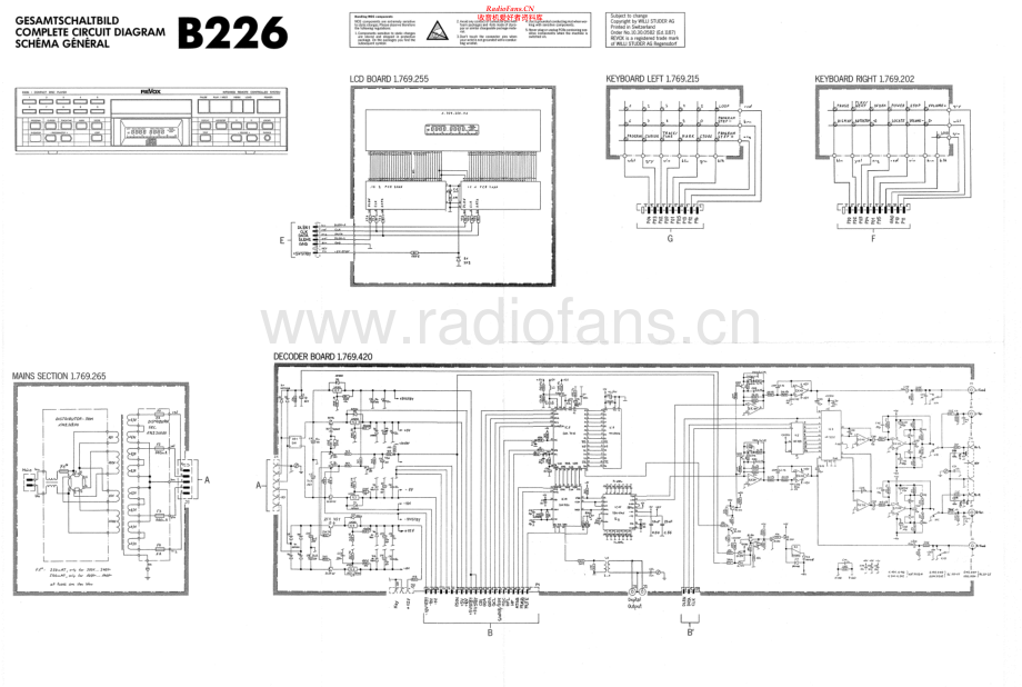 Revox-B226-cd-sch 维修电路原理图.pdf_第1页