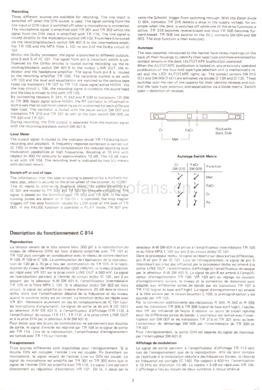 Dual-C814-tape-sm维修电路原理图.pdf_第3页