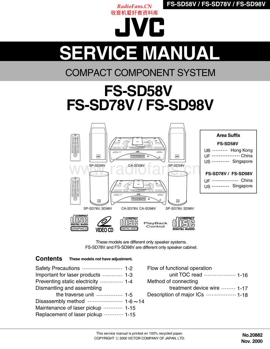 JVC-FSSD98V-cs-sm 维修电路原理图.pdf_第1页