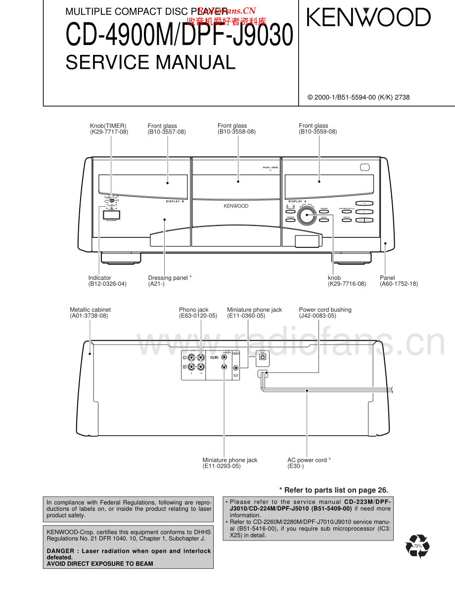 Kenwood-DPFJ9030-cd-sm 维修电路原理图.pdf_第1页