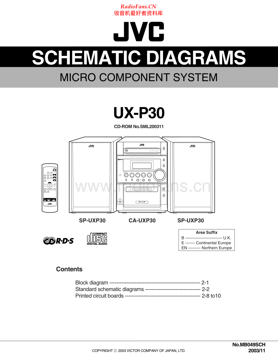 JVC-UXP30-cs-sch 维修电路原理图.pdf_第1页