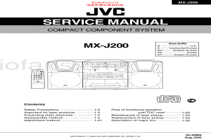 JVC-MXJ200-cs-sm 维修电路原理图.pdf