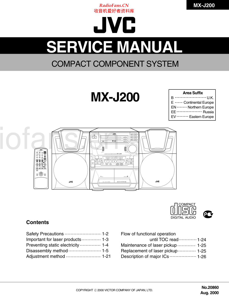 JVC-MXJ200-cs-sm 维修电路原理图.pdf_第1页