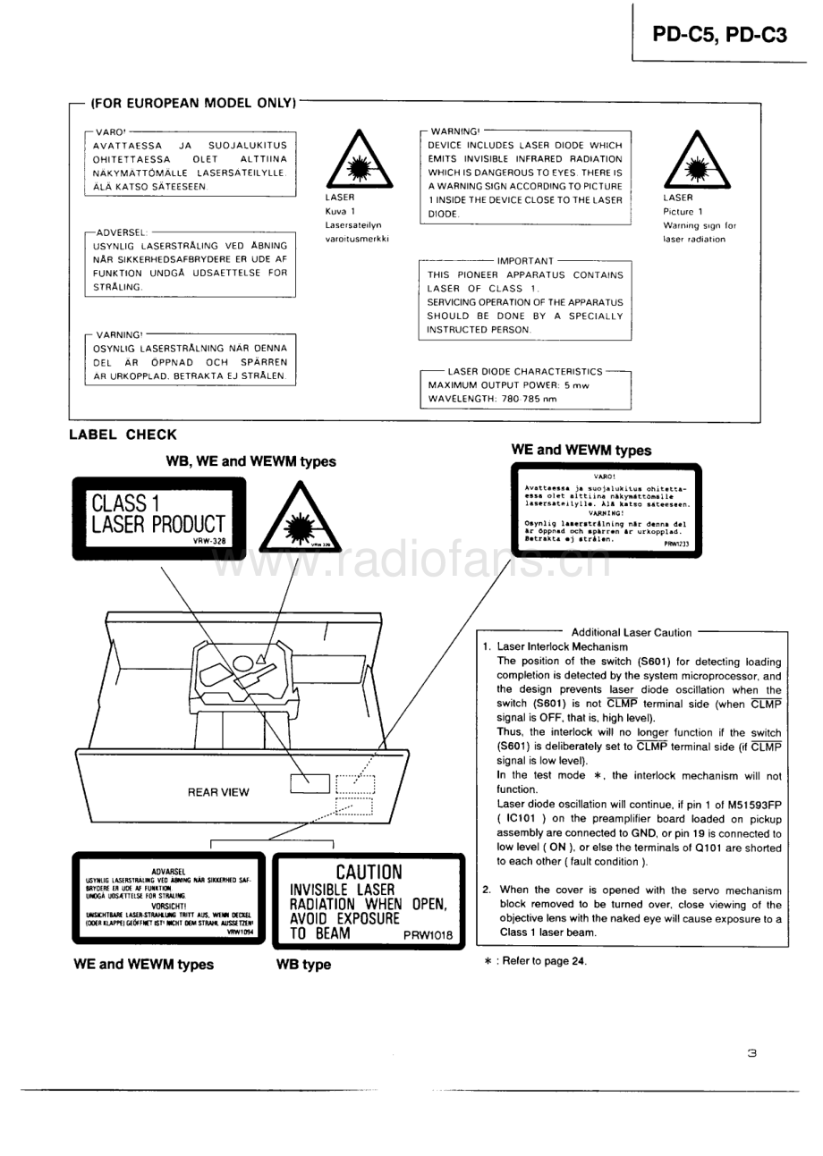 Pioneer-PDC5-cd-sm 维修电路原理图.pdf_第3页