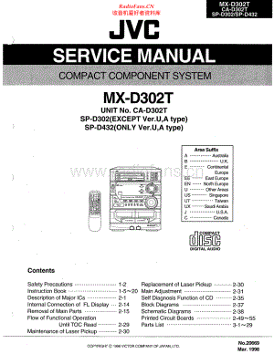 JVC-MDX302T-cs-sm 维修电路原理图.pdf