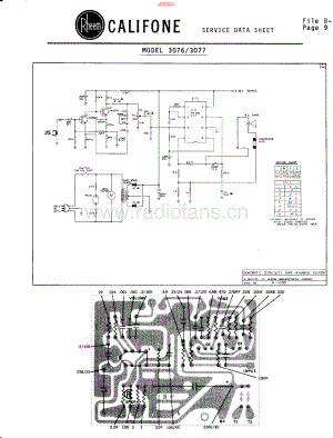 Califone-3077-tape-sch维修电路原理图.pdf