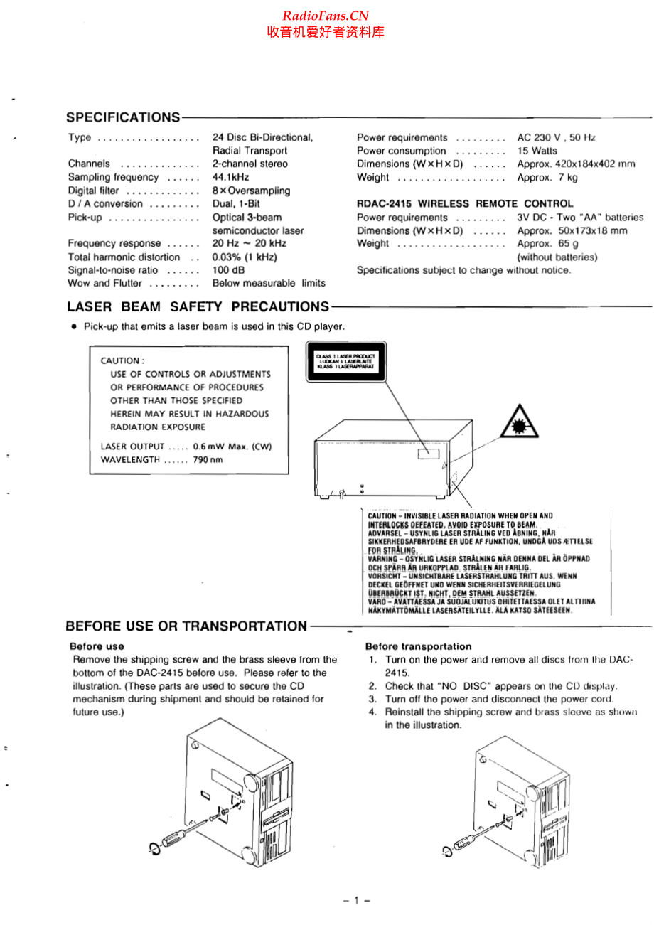 Fisher-DAC2415-cd-sm维修电路原理图.pdf_第2页