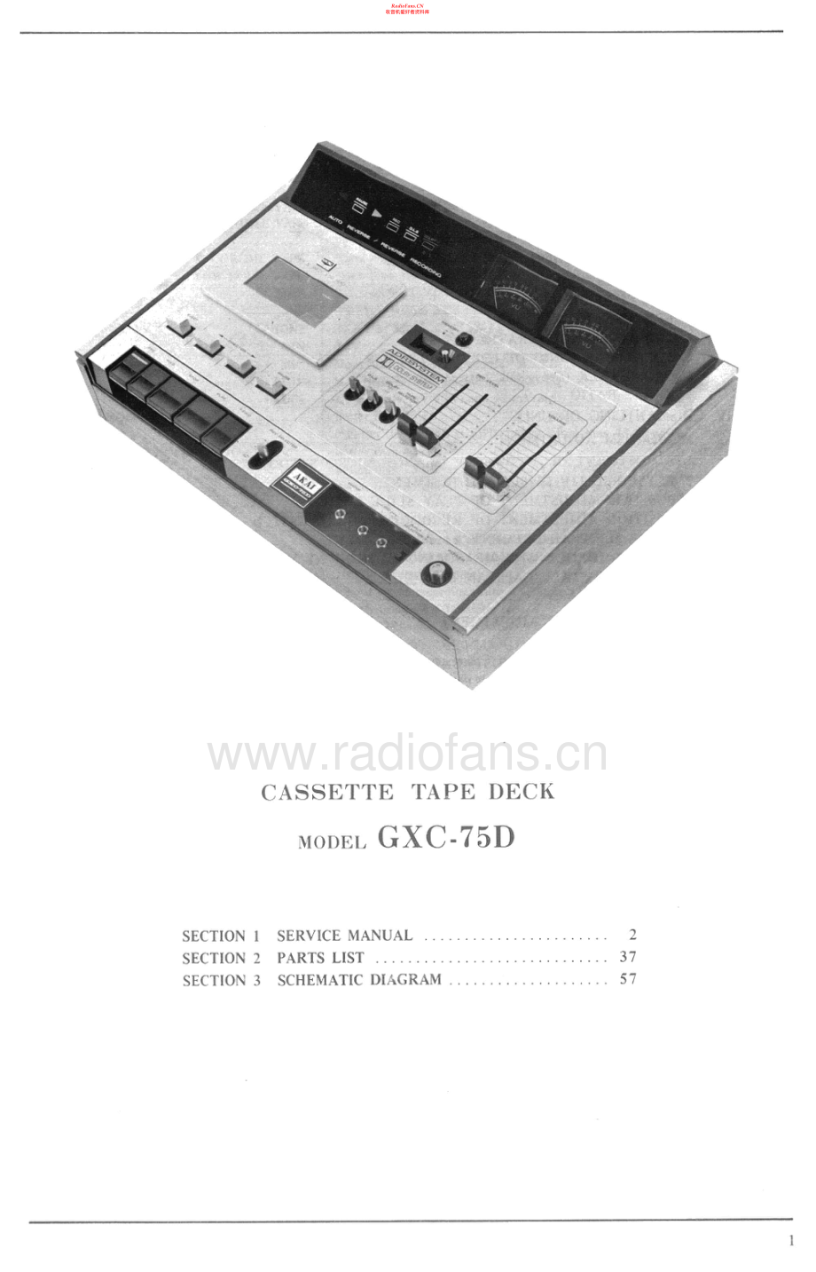 Akai-GXC75D-tape-sm维修电路原理图.pdf_第2页