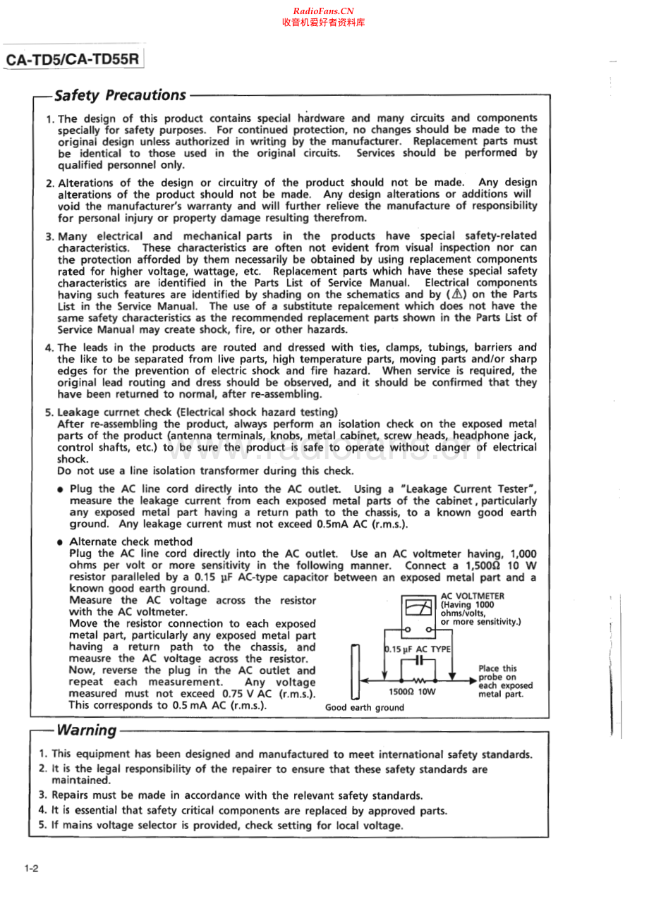 JVC-CATD5R-cs-sm 维修电路原理图.pdf_第2页