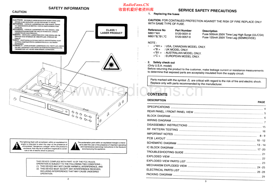 NAD-522-cd-sm 维修电路原理图.pdf_第2页