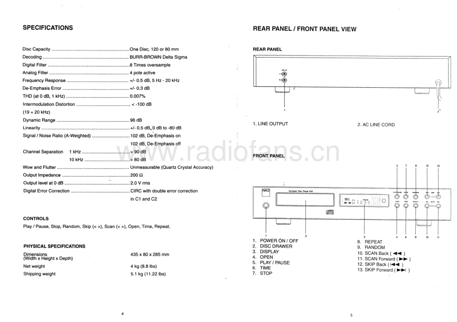 NAD-522-cd-sm 维修电路原理图.pdf_第3页