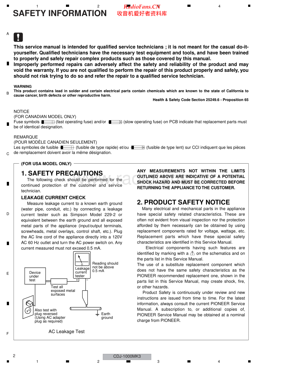 Pioneer-CDJ1000_MK3-cd-sm 维修电路原理图.pdf_第2页