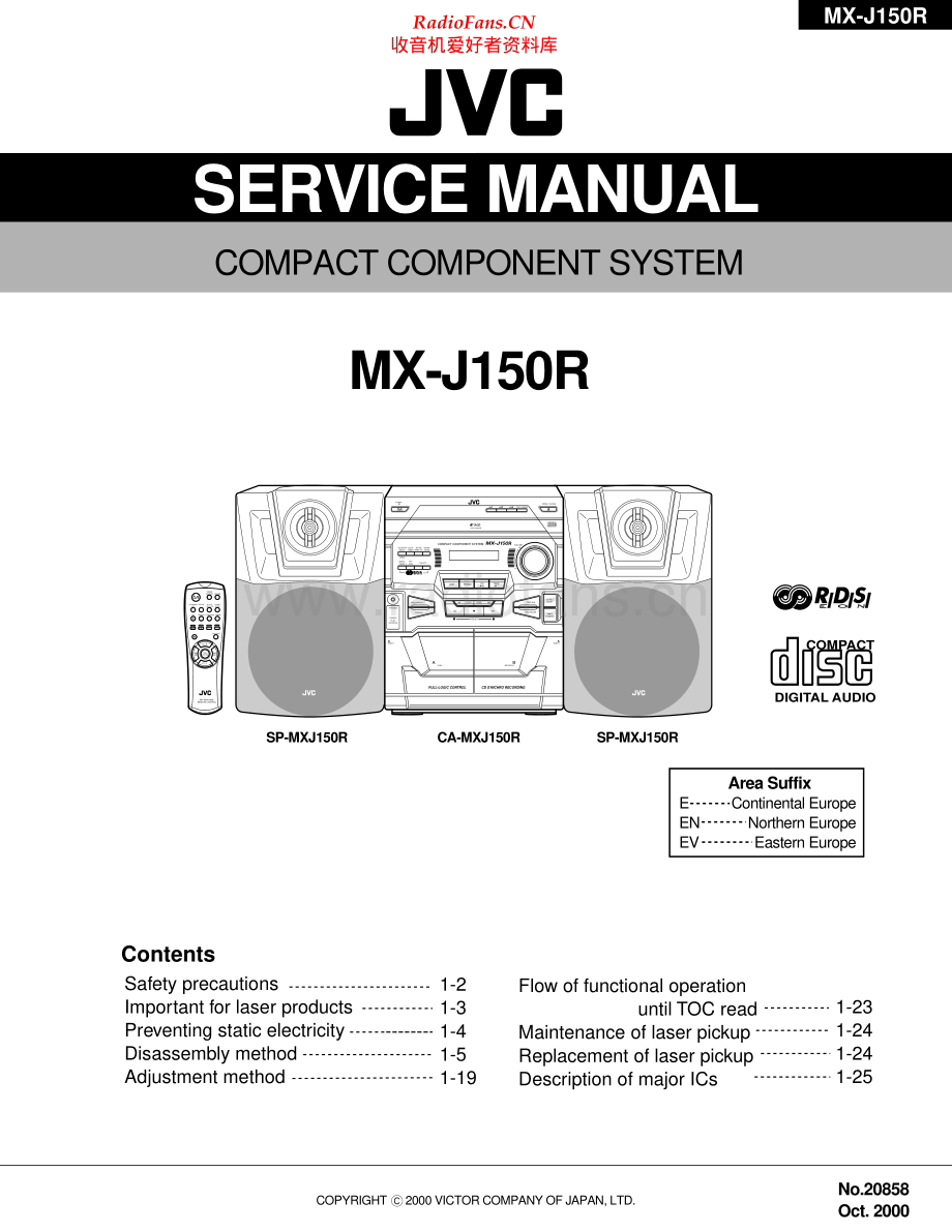 JVC-MXJ150R-cs-sm 维修电路原理图.pdf_第1页