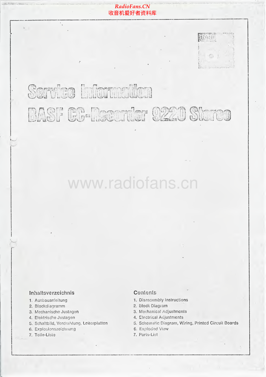 BASF-9220-tape-sm维修电路原理图.pdf_第1页