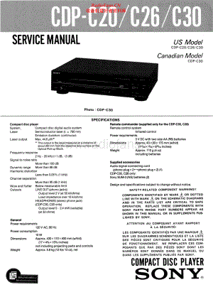 Sony-CDPC26-cd-sm 维修电路原理图.pdf