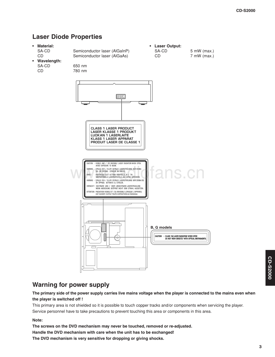 Yamaha-CDS2000-cd-sm1 维修电路原理图.pdf_第3页