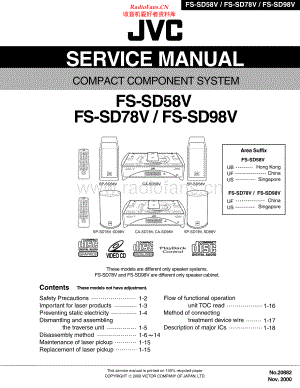 JVC-FSSD78V-cs-sm 维修电路原理图.pdf