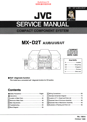 JVC-MXD2T-cs-sm 维修电路原理图.pdf