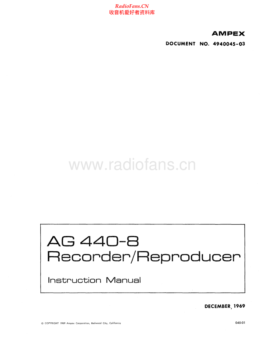 Ampex-AG440-tape-sup维修电路原理图.pdf_第1页