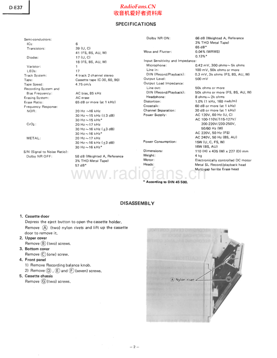 Hitachi-DE37-tape-sm 维修电路原理图.pdf_第2页